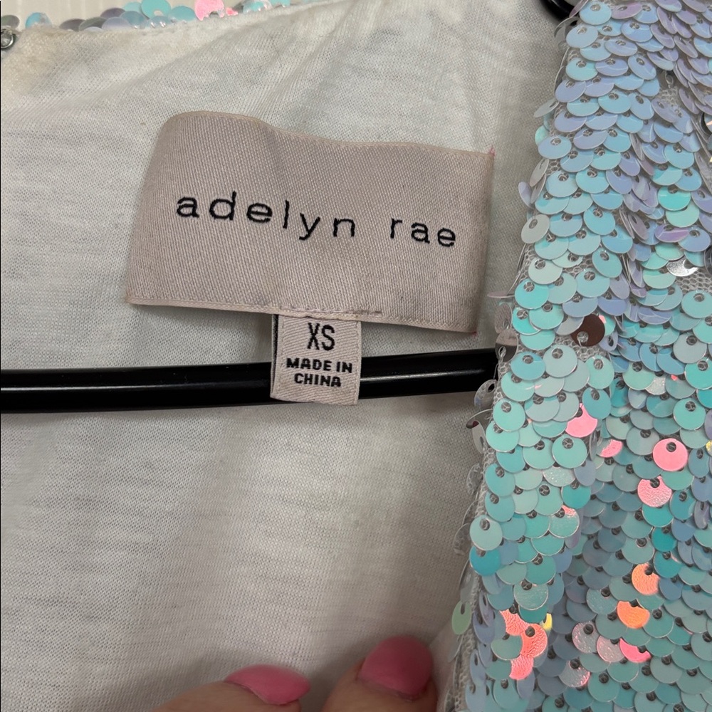 Adelyn Rae Iridescent Sequin Dress - Picture 2 of 3